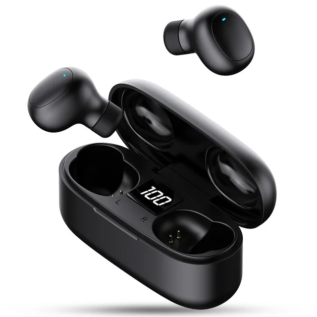 

TWS True Wireless Earbuds Mini In Ear Bluetooth 5.0 Earphone Binaural Stereo Waterproof Sports Headset for Smartphone