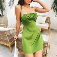 2022 summer mini dress women fashion korean sleeveless off shoulder a line club party dresses sexy solid vacation beach sundress