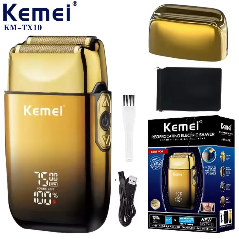 Перезаряжаемая электробритва Kemei TX10