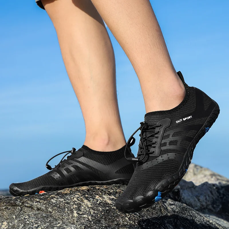 

Summer Quick Drying Outdoor Creek Tracing Shoes Men's Shoes Anti slip Casual Fishing Shoes Five Finger Shoes Beach Sports Shoes