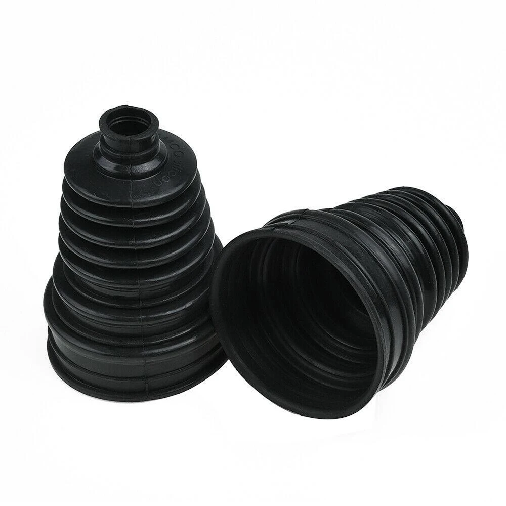 

Black CV Boot Joint 140mm*86mm Car Kit Shell Silicone Universal W/ Clips Constant