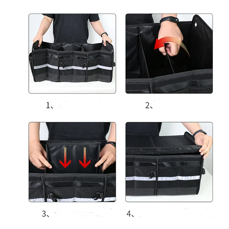 

Car Trunk Organizer Eco-Friendly Super Strong & Durable Collapsible Cargo Storage Box For Auto Trucks SUV Trunk Box / BoxA085
