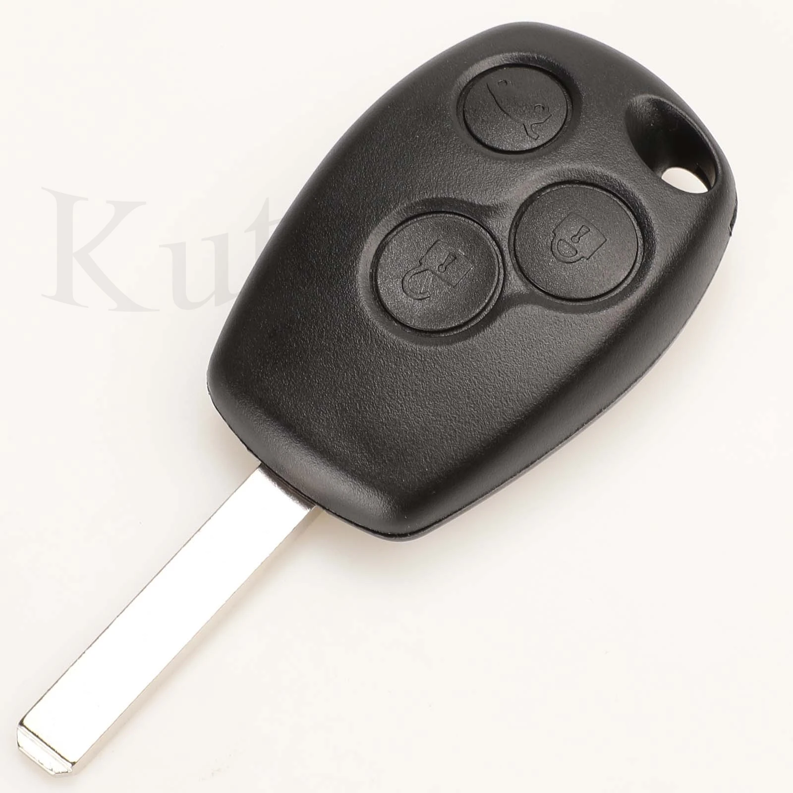 Kutery 10 шт. 3 кнопки автомобильный пульт дистанционного управления ключ для Clio Scenic