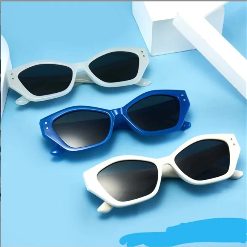 Зеркальные солнцезащитные очки в стиле ретро с двойным лучом и лягушкой мужские