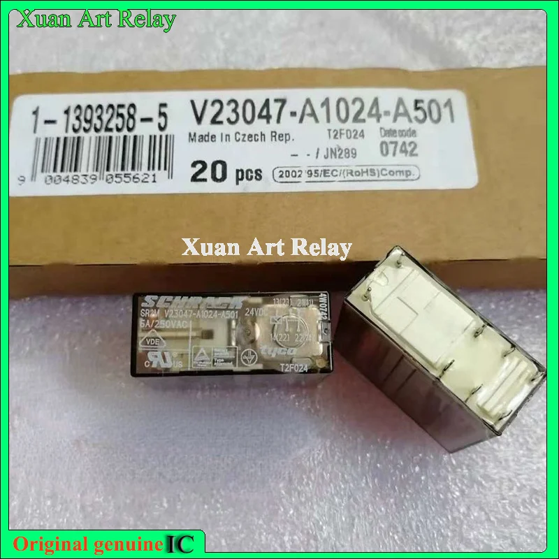 

1pcs/lot 100% original genuine relay:SR2M V23047-A1024-A501 24VDC 6A 8pins