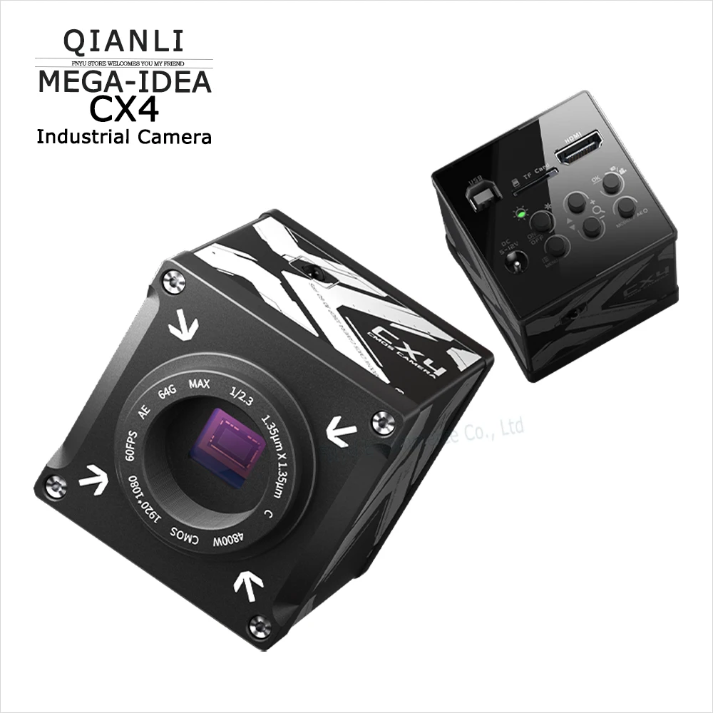 

Камера для микроскопа QIANLI MEGA-IDEA CX4 COMS, промышленная камера, цифровое видео, HDMI, USB, 1080p, 4800 Вт, для ремонта микросхем телефона