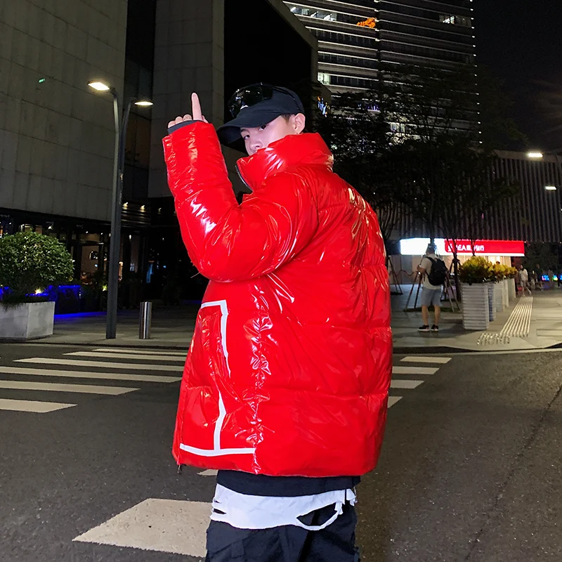 Down Coats Mens Winter Fashion Mens 90%Down Jackets And Coats Man Thick Parkas Warm Casual Outwear Bright Men's Winter Jacket