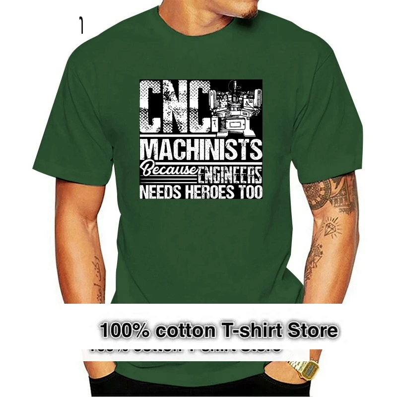 

Men's I'm A Proud CNC Machinist t shirt Print tee shirt Round Collar homme Anti-Wrinkle Building summer Leisure shirt