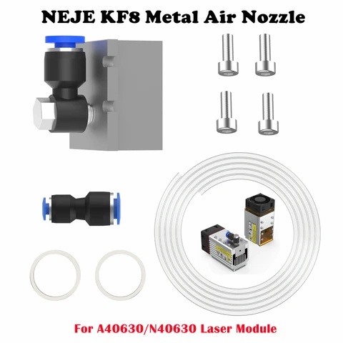 NEJE KF8 CNC металлическая воздушная Форсунка для лазерного модуля NEJE N40630 и A40630-высокое давление макс. 1,5 МПа