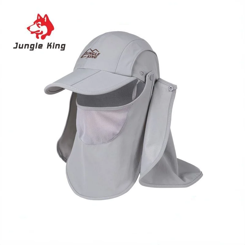 

JUNGLE KING MZ45 новая унисекс рыболовная шляпа от солнца Женская защита от солнца со съемным ушком на шею с откидной крышкой для пеших прогулок