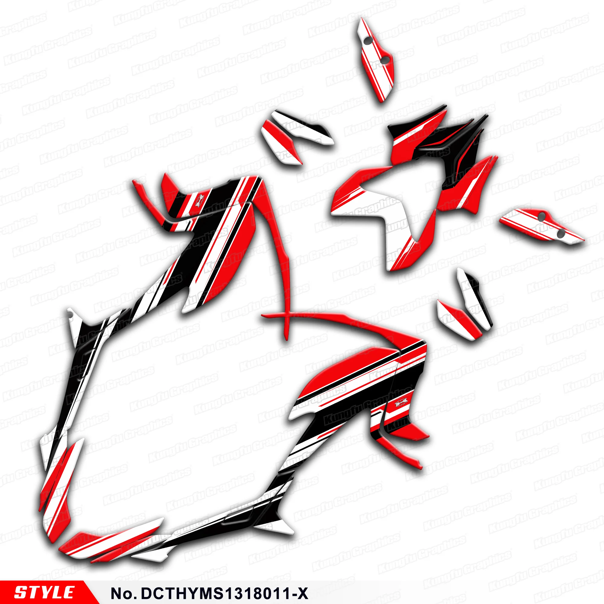 Полные наклейки JY Racing Graphics для Ducati Hypermotard Hyperstrada 821 939 2013 2014 2015-201 2018 стиль No DCTHYMS 1318011