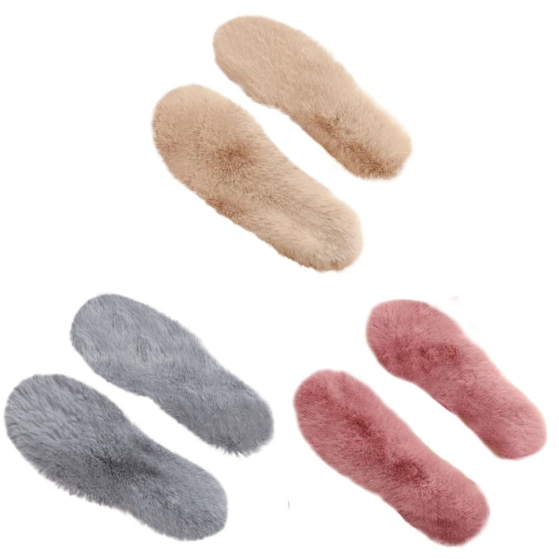 

1 Pair Thermal Insoles Fur Thicken Soft Breathable Sport Shoes Insoles Winter Unisex Boots Pads Soles Durable Shoes Pads