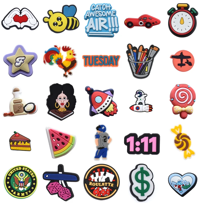 

Kids Para Pins Boy Packs Shoes Accessories Decorations for Crocs Gifts Women Charm Shoe Charms Girl Set Jeans Men Wholesale Bulk