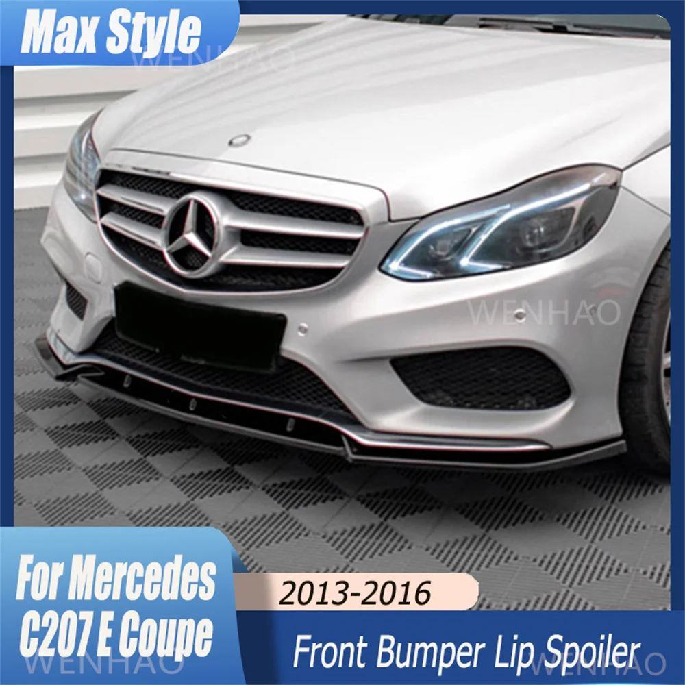 

Сплиттер для переднего бампера для Mercedes C207 W207 E Coupe, 3 шт., диффузор, утюжок для спойлера, E220, E250, E350, E400, AMG Line 2013-2016