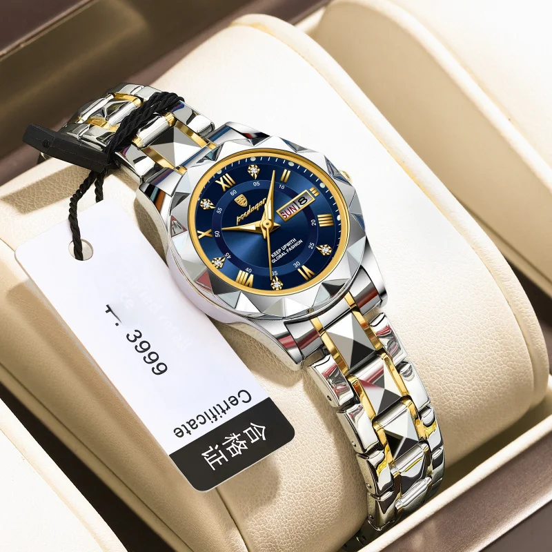 Швейцарские брендовые женские часы новые водонепроницаемые светящиеся модные