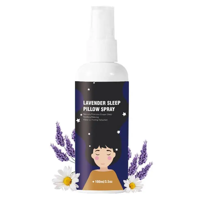 

100ml Lavender Sleep Spray Aromatherapy Sleep Pillow Mist Lavender Essential Oil Sleep Spray For Relaxing Your Body