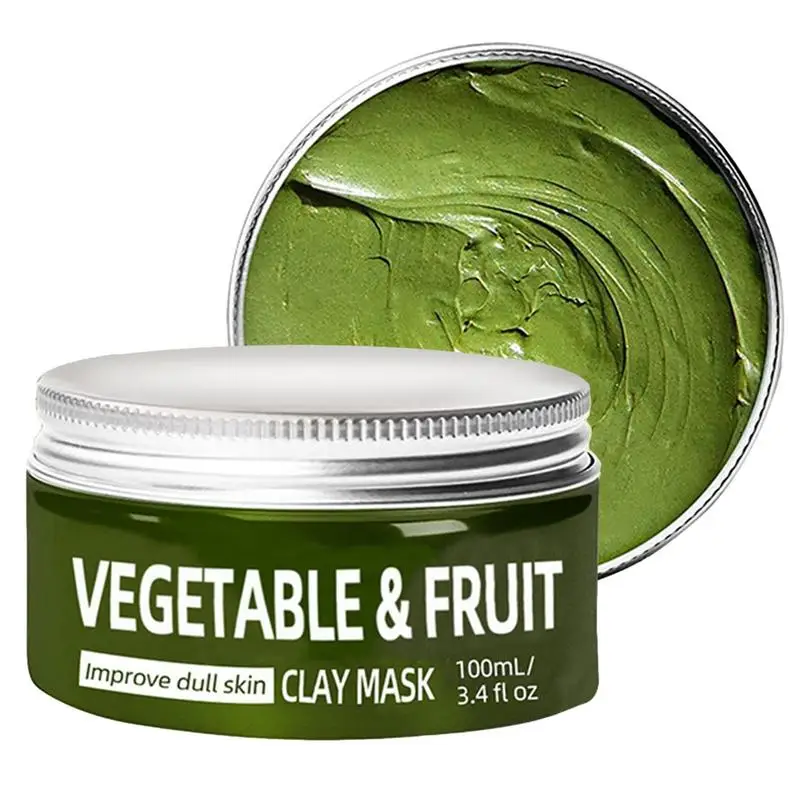 

Clay Face Film Universal Green Face Clay Smooth 120ml Pore Reducer Maintain Skin Nutrients Onions Carrots Cauliflower Cucumbers