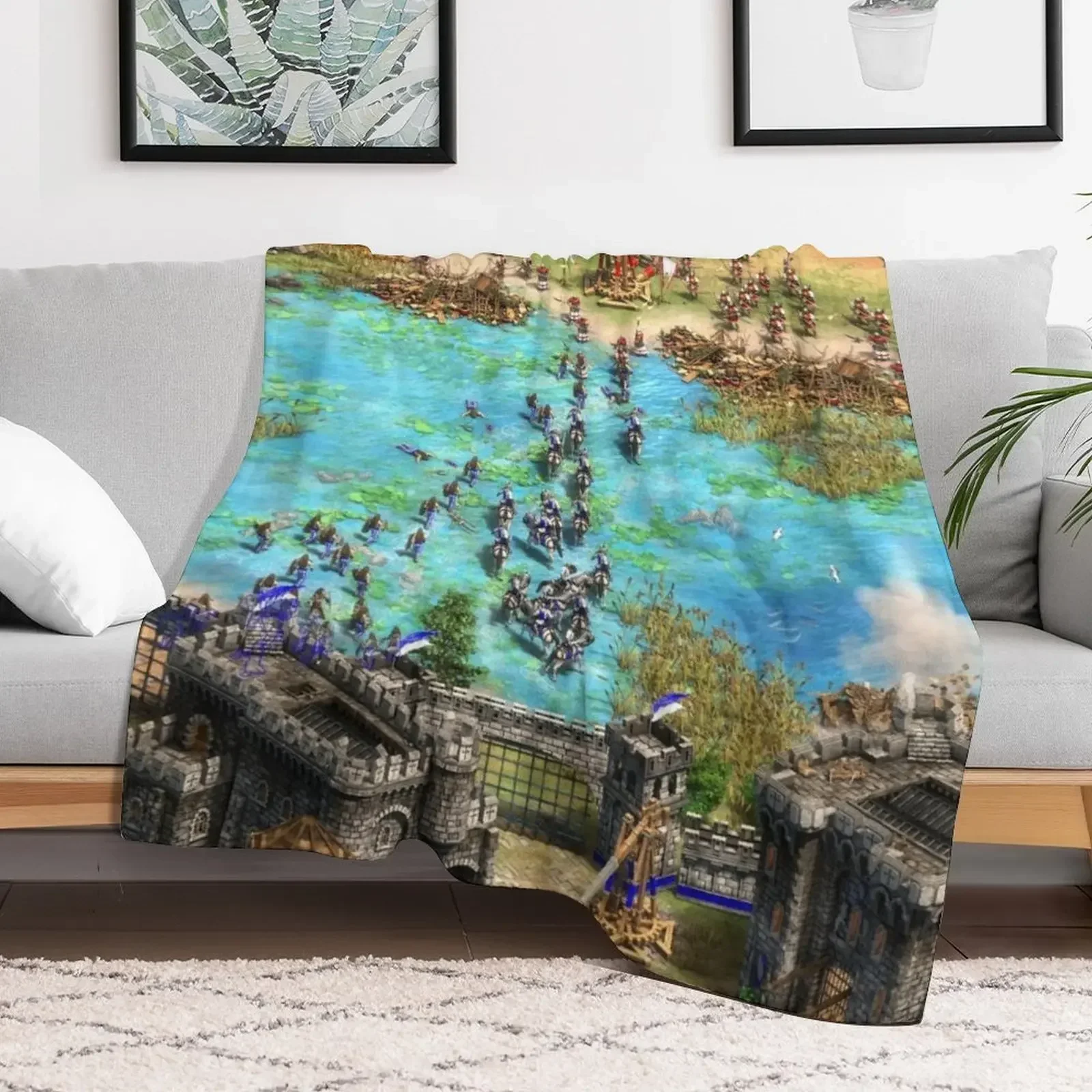 Одеяло Age of Empires 2 Britons мягкие клетчатые одеяла для спальных мешков в полный рост