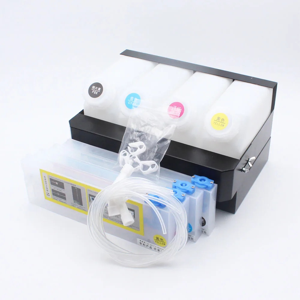 4 чернила + картриджа с чернилами Система СНПЧ непрерывной подачи чернил для