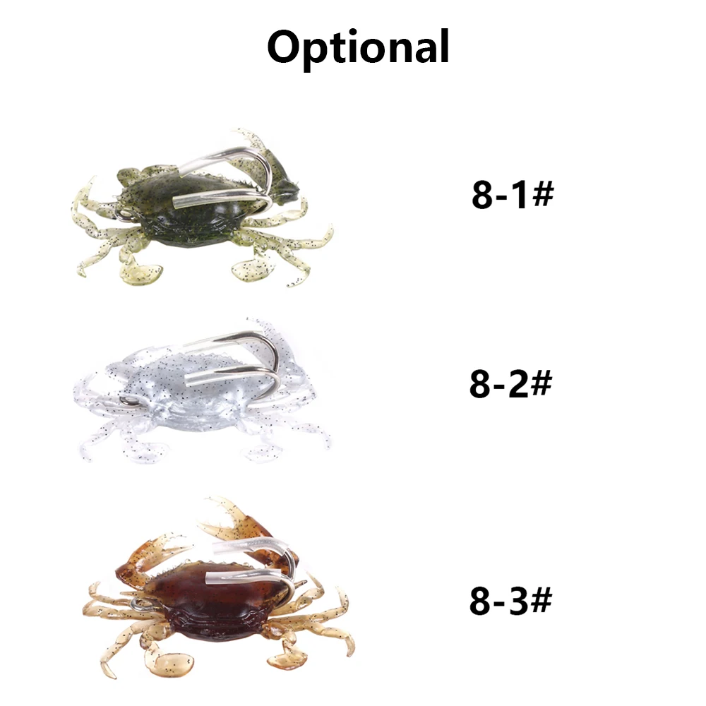Мягкая рыболовная приманка в форме краба силиконовые рыболовные приманки с