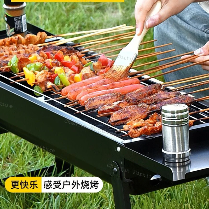 Домашняя уличная плита для пикника портативная стойка приправ угольная Gridiron Tungku