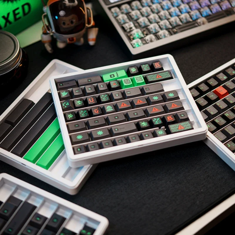 Набор колпачков для ключей на тему FBB Hacker 171 клавиш PBT сублимационная краска