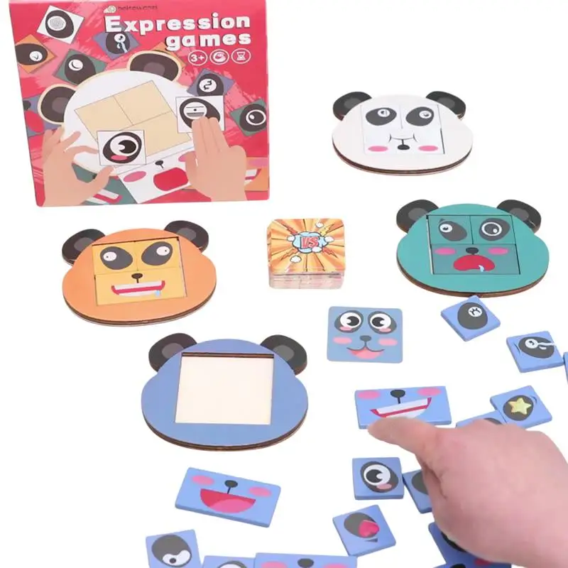 

Детский конструктор-пазл «панда»