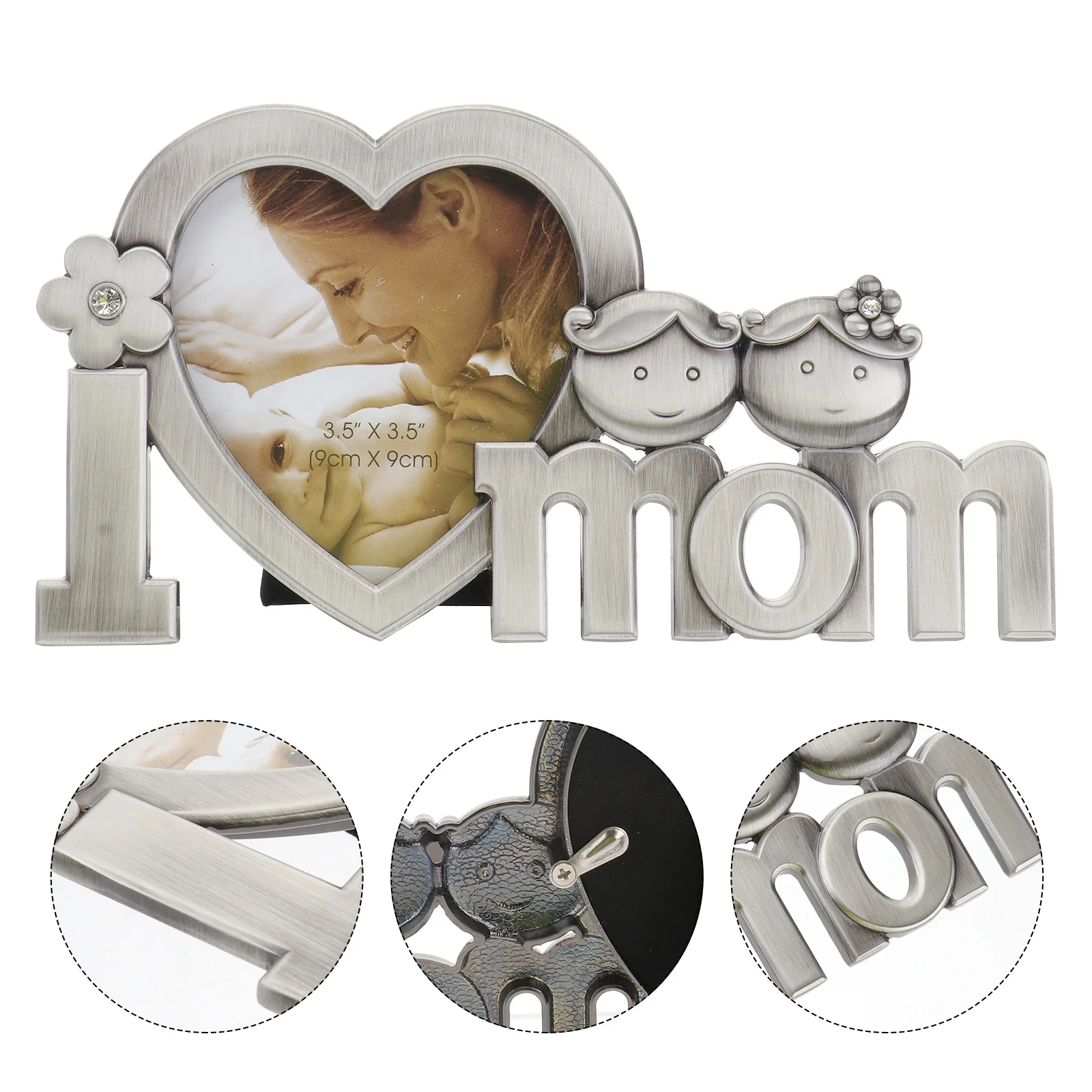 

Фоторамка на день матери в форме сердца фоторамка