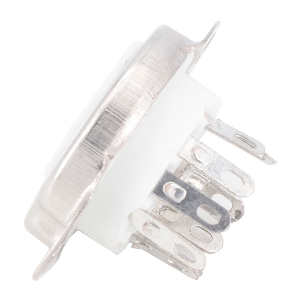 10 шт. керамическая Посеребренная 9Pin вакуумная трубка B9A панель Крепление Шасси