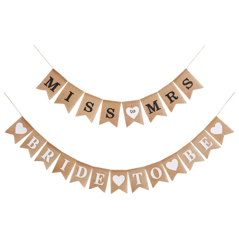 

Гирлянда для невесты с надписью невесты