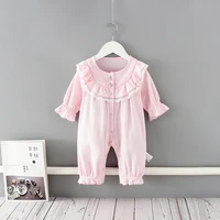 childrens clothing 2022 autumn new baby onesie princess powder baby long sleeved romper