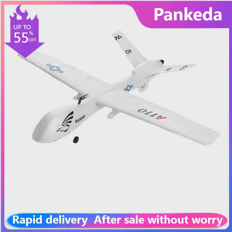 

XK A110 Predator MQ-9 2.4G 565mm 3CH EPP DIY Glider RC Airplane Fixed Wing Plane Aircraft Outdoor aviation Toys Birthday present