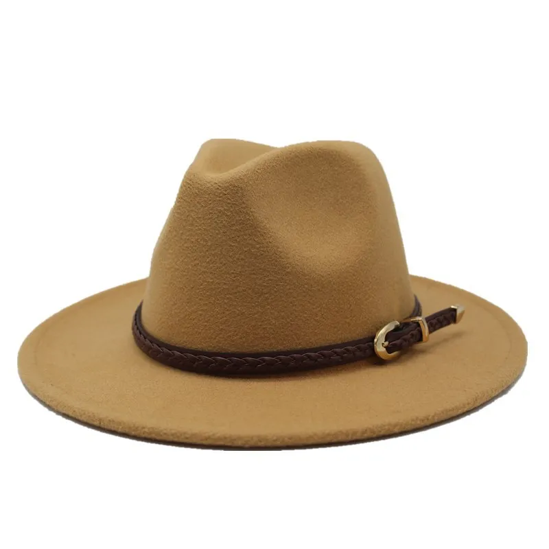 

Men's hat Women's cap Jazz Europe and America summer fedoras Wool felt summer spring beach winter women sun2021fashion new Women