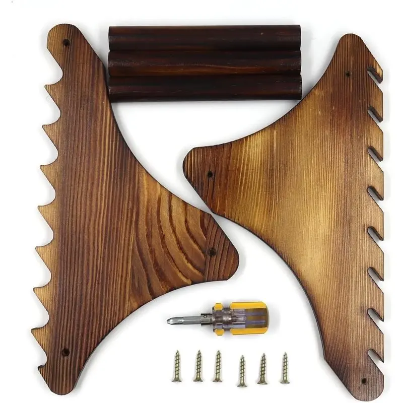Фото Подставка-держатель для коллекционных ножей B97A-Wood с фиксированным лезвием, блок для ножей, вместимость до 8 ножей №2