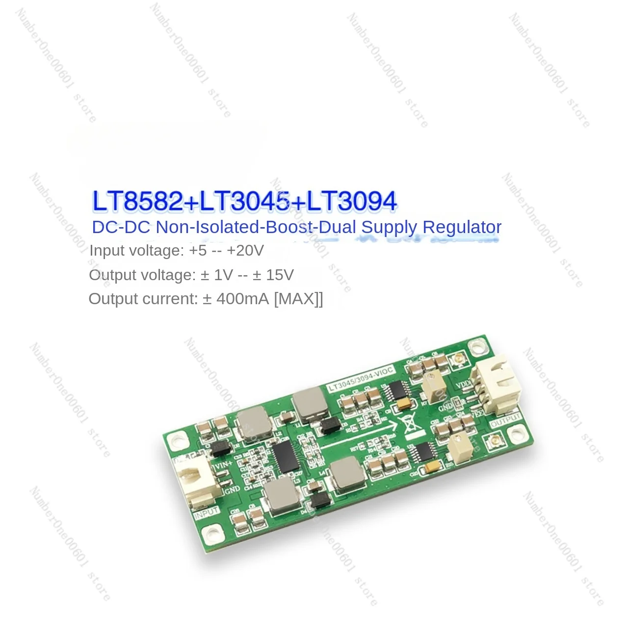 Lt3045/3094 Регулируемый источник питания Lt8582 с двойным источником Vioc функция