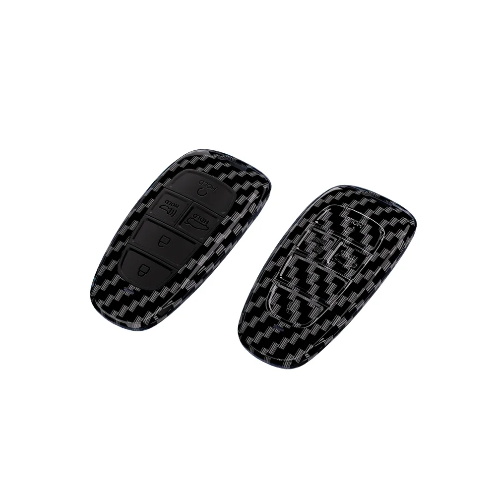 Чехол для автомобильного ключа из АБС-пластика углеродного волокна Hyundai Sonata Sel Ev 6