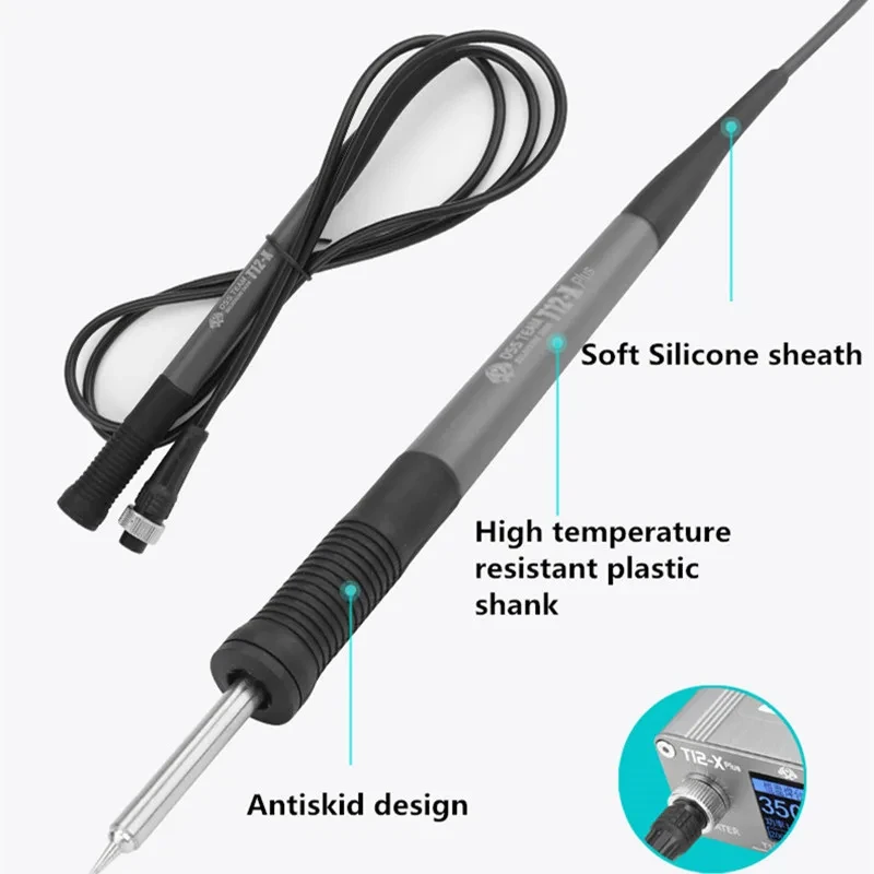 Электронная паяльная станция с наконечниками T12 для ремонта печатных плат BGA