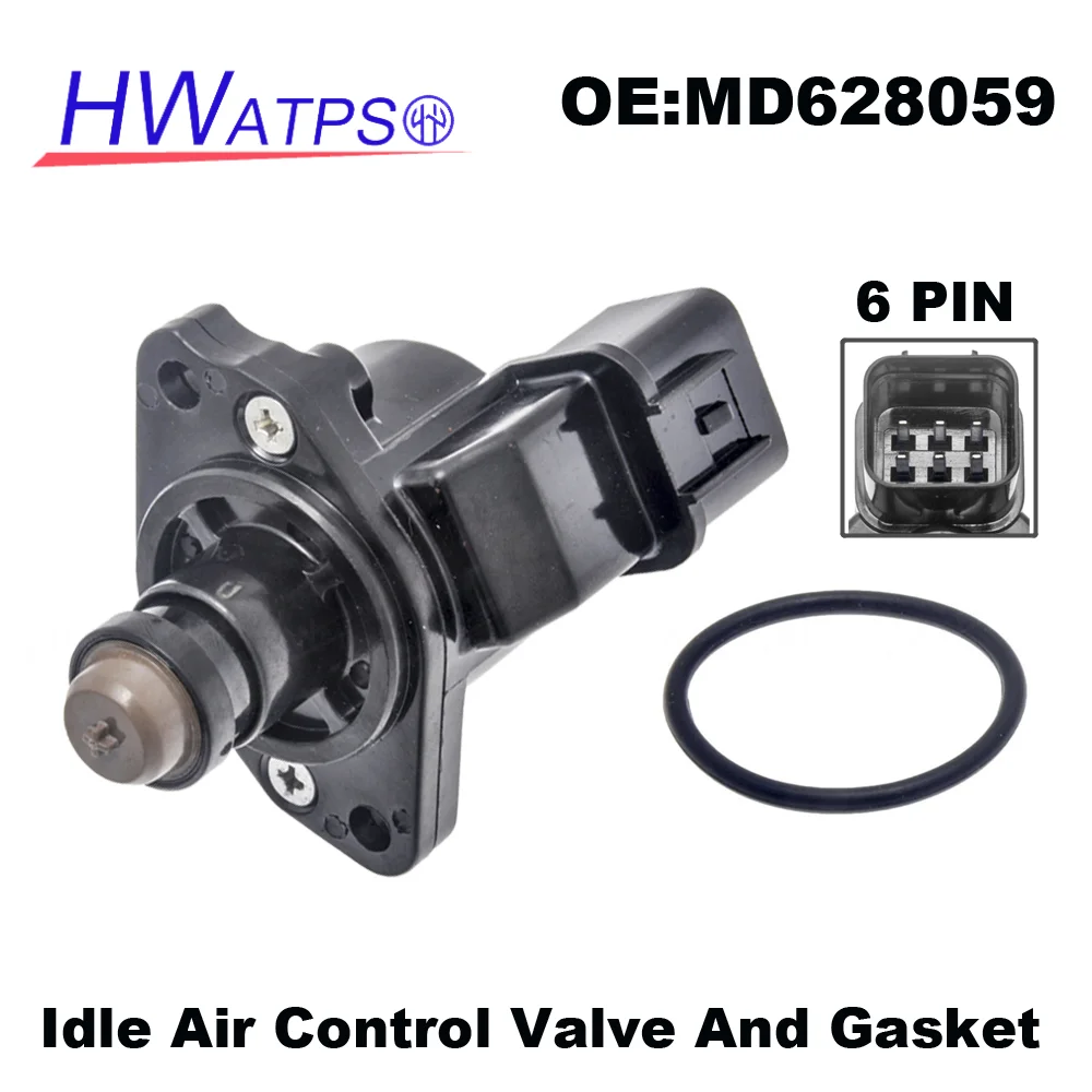 

IAC Idle Air Control Valve MD628059 Fits Mitsubishi Montero Sport Diamante 3.0L 3.5L 1994-2004 MD614751 IAC1094 E9T15371 2H1196
