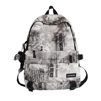 new retro nylon backpack fashion waterproof men laptop bag student college school bag for teenage girl travel backpack book bags
