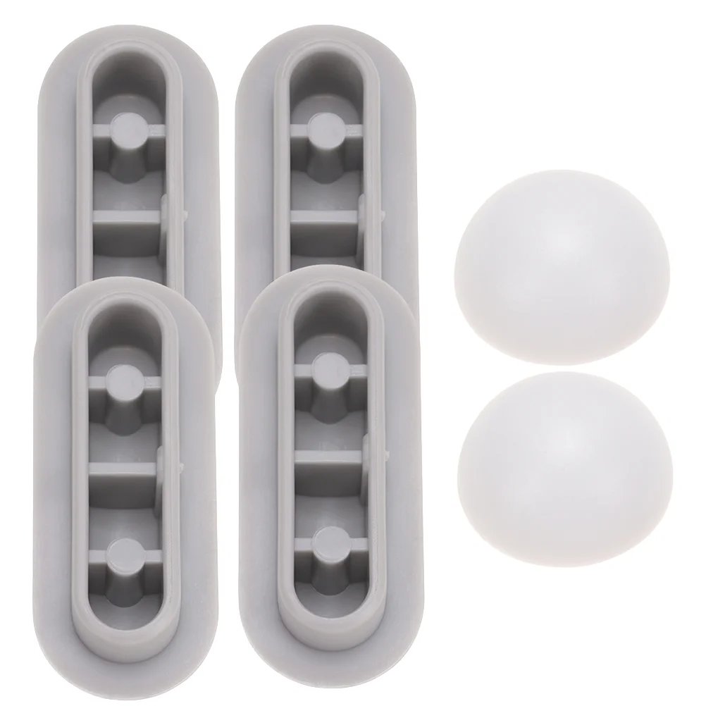 

6pcs Toilet Bumper Replacement for Bidet Universal White Toilet Bumpers Pads Toilet Lid Bumper Attachment for Home and Hotel