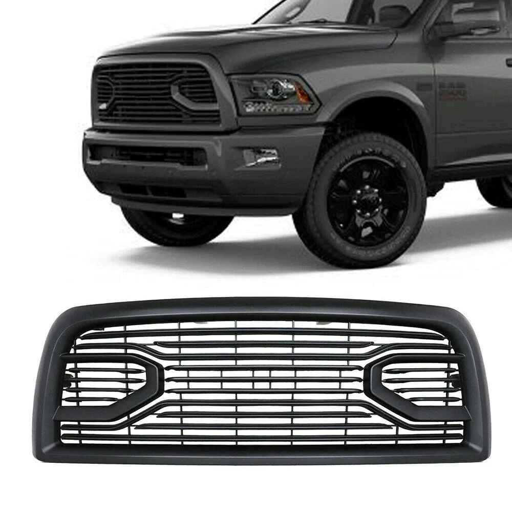 Детали для пикапа DODGE RAM 2500 2010-2019 черная сетка переднего бампера высокое качество