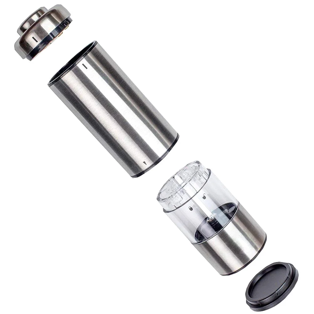 

Pepper Grinder Salt Electric Automatic Shaker Seasoning Bottle Mill Steel Grindingmills Dispensing Tool Stainless Sea Dispenser