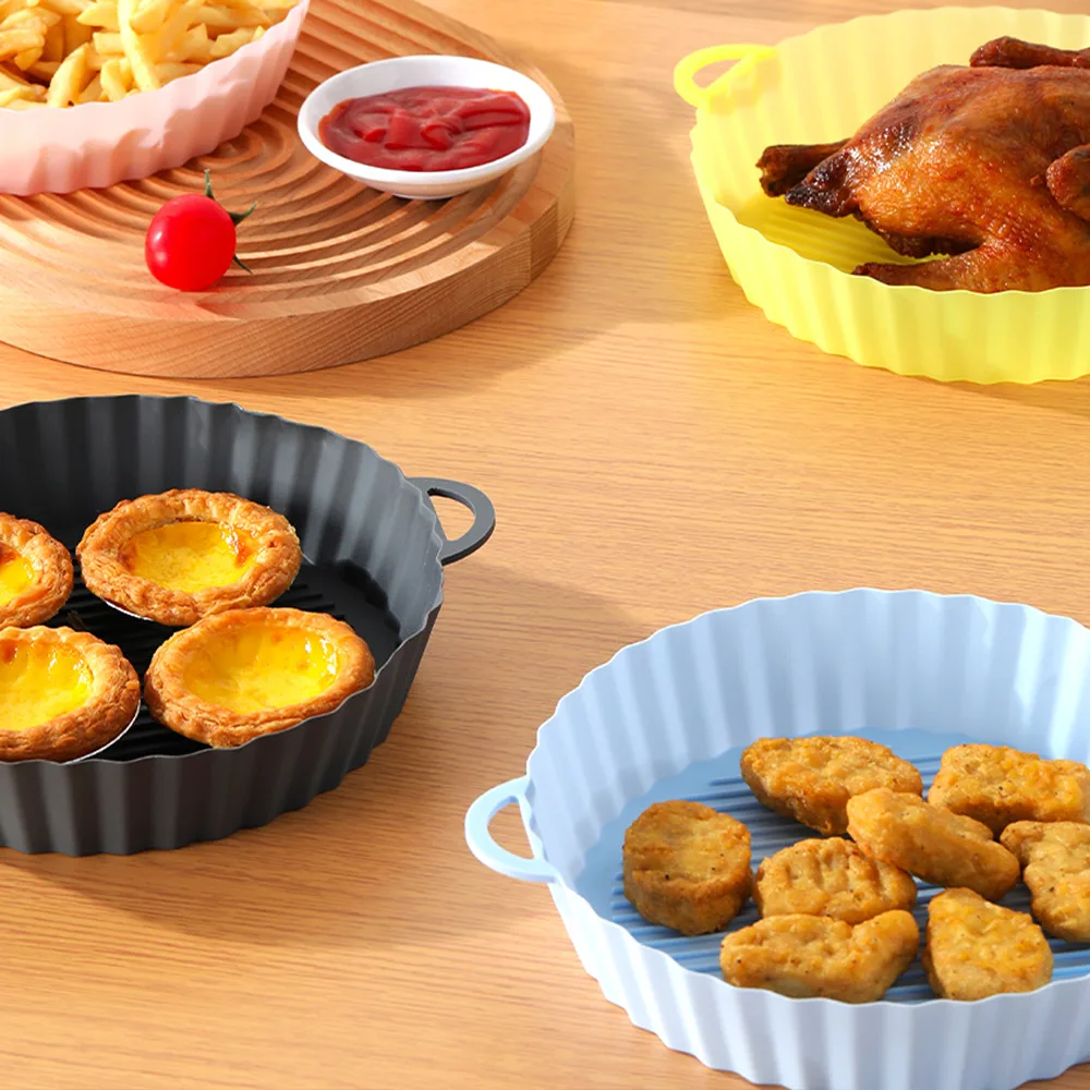 Силиконовая фритюрница поднос для жарки курицы духовка аэрофритюрница корзина