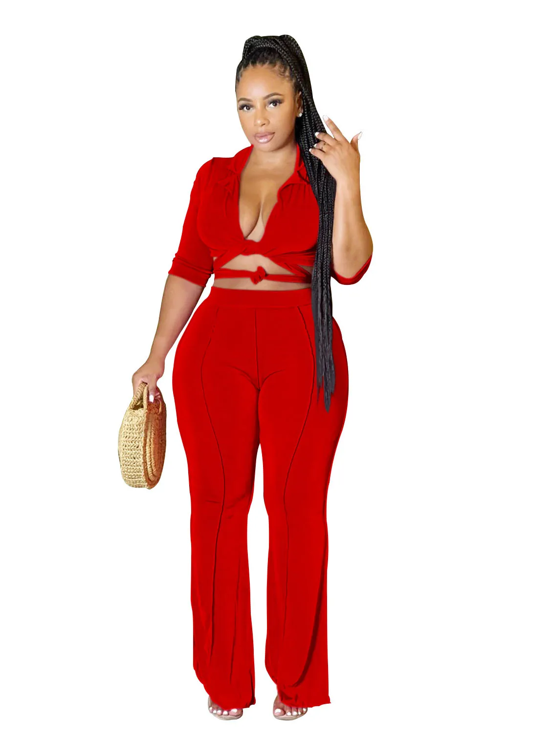 

Szkzk Sexy Bandage 2 Piece Clubwear Set Party Evening Short Tops And Pants High Waist Night Club Outfits For Women Bodycon Sets