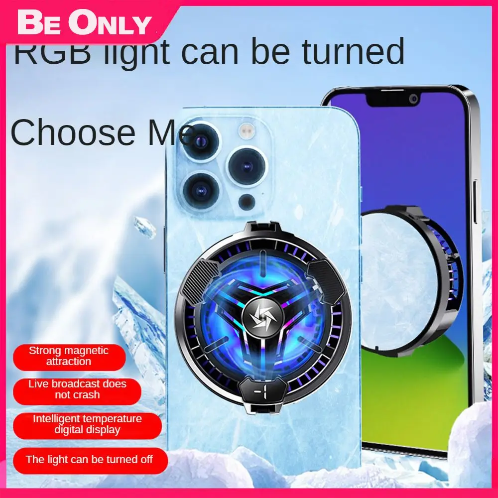 

Digital Display Phone Cooling Artifact Good Firmness Secure Refrigerated Mobile Phone Semiconductor Fan Faster Cooling Speed