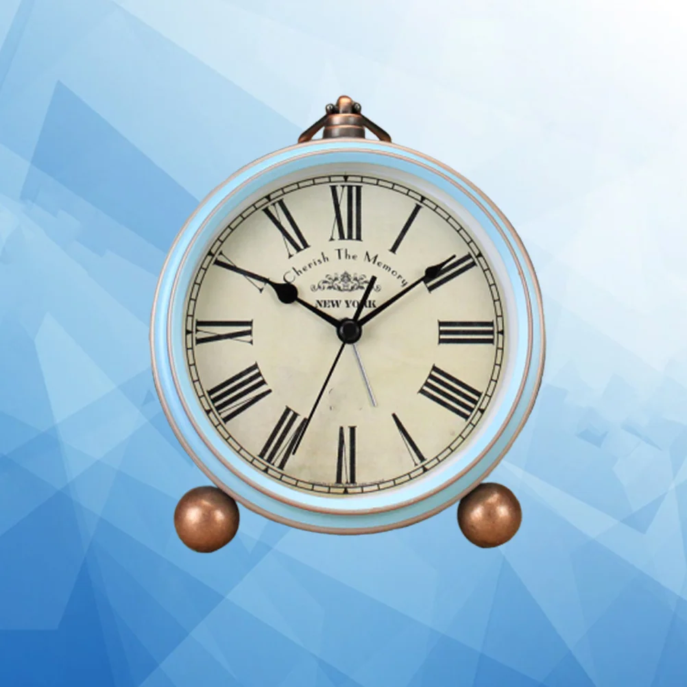 1 шт. креативный ретро винтажный американский стиль будильник настольный для