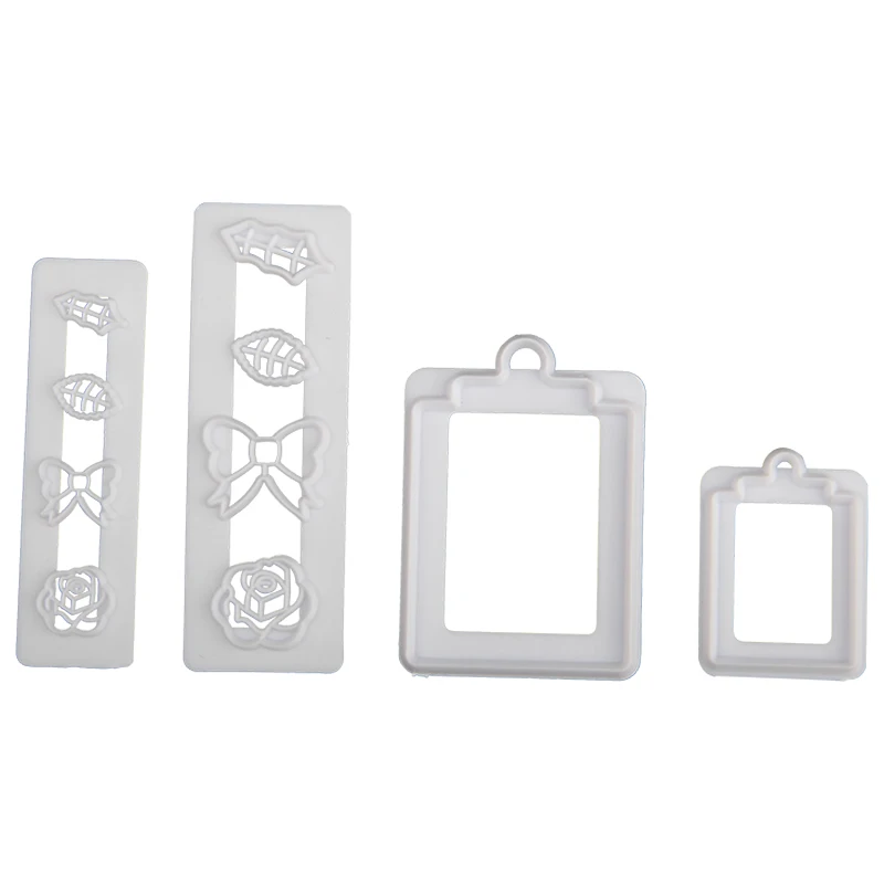 Бесплатная доставка пластиковые формы для выпечки 4 шт. торта помадки печенья