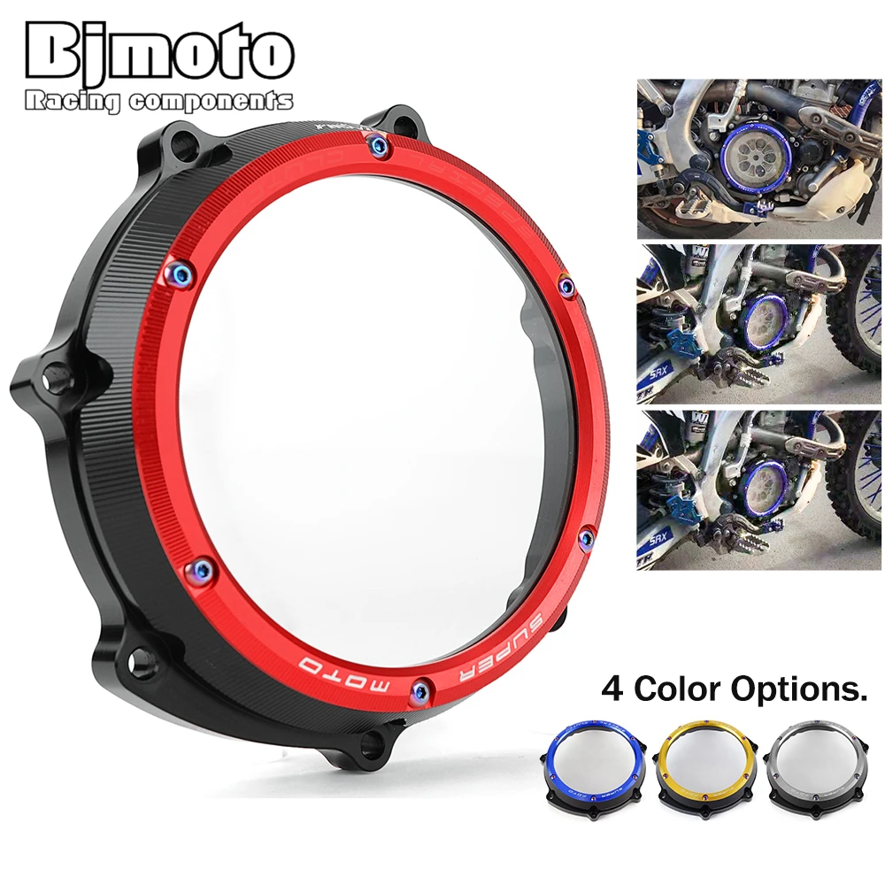 

Motorcycle Engine Protector Guard Clear Clutch Cover For Yamaha YZ250F WR250F YZ WR 250F 2001-2013 2012 2011 2010 2009 2008