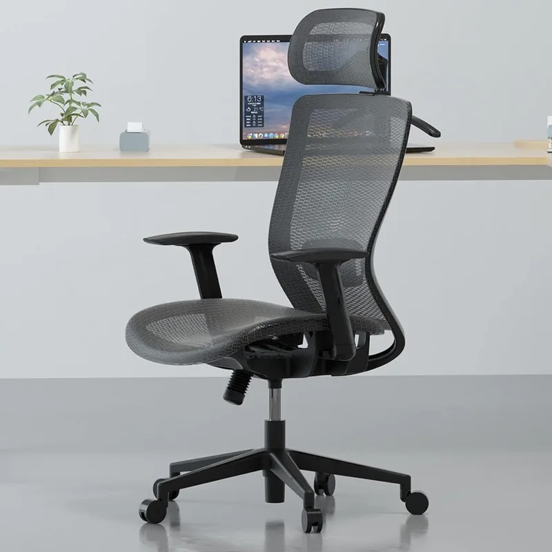 

Ergonomic Executive Mesh Office Task Chair Swivel Height Adjustable Seat Headrest Armrest Lumbar Support Caster Wheels