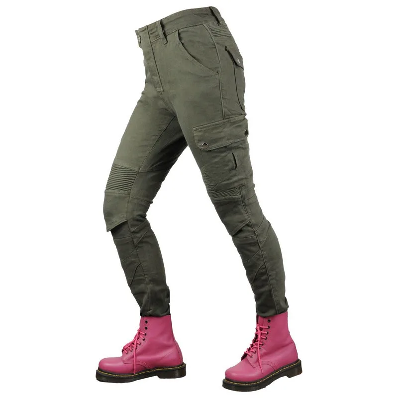 Locomotive Wear Resistant Riding Protection Pants Loong Biker Motorcycle Cycling Protective Jeans Female Moto Knight Trousers enlarge
